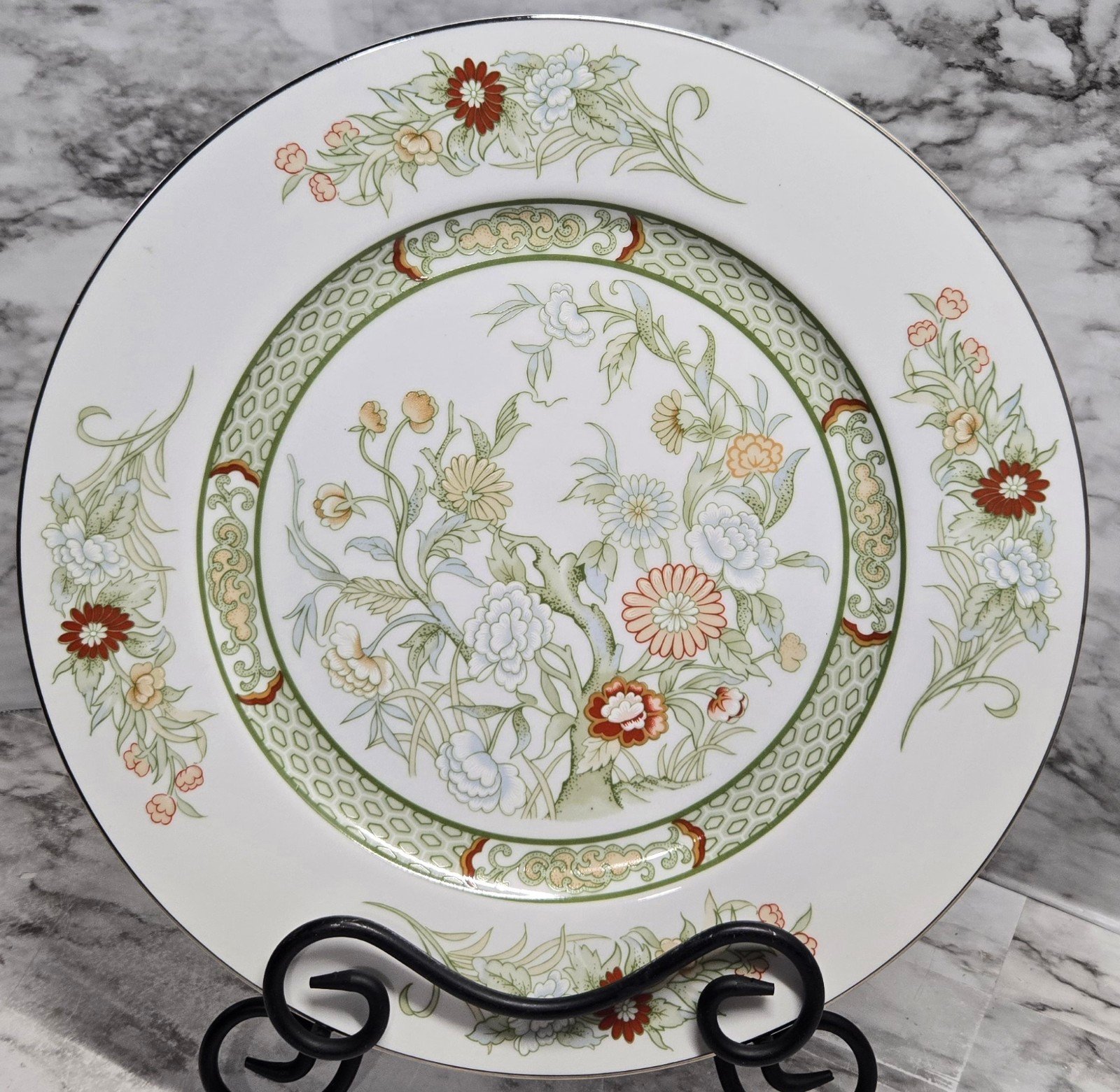 PlateBeautiful Vintage Mikasa Kabuki Japan Serving Platter Round Asian Inspired