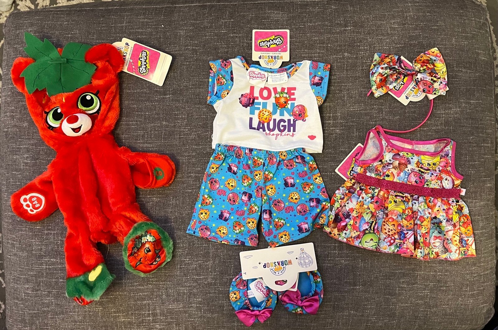 Brand new unstuffed Build a Bear -Shopkins .