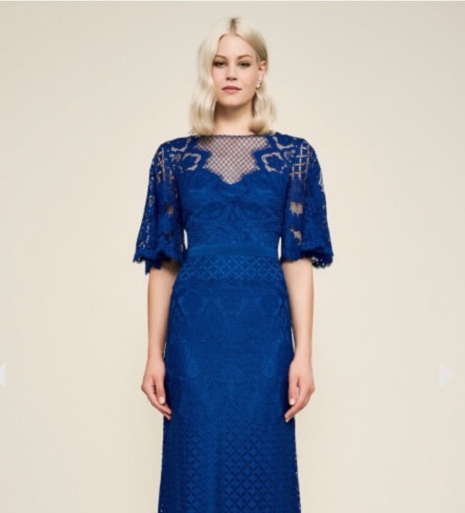 Tadashi Shoji Paxe Lace Evening Gown