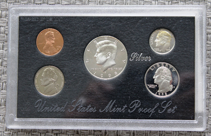 1998 US government mint proof set