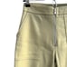 REVOLVE LNA Faux Leather Wide Leg Exposed Zipper Pants - Women's Small - tan