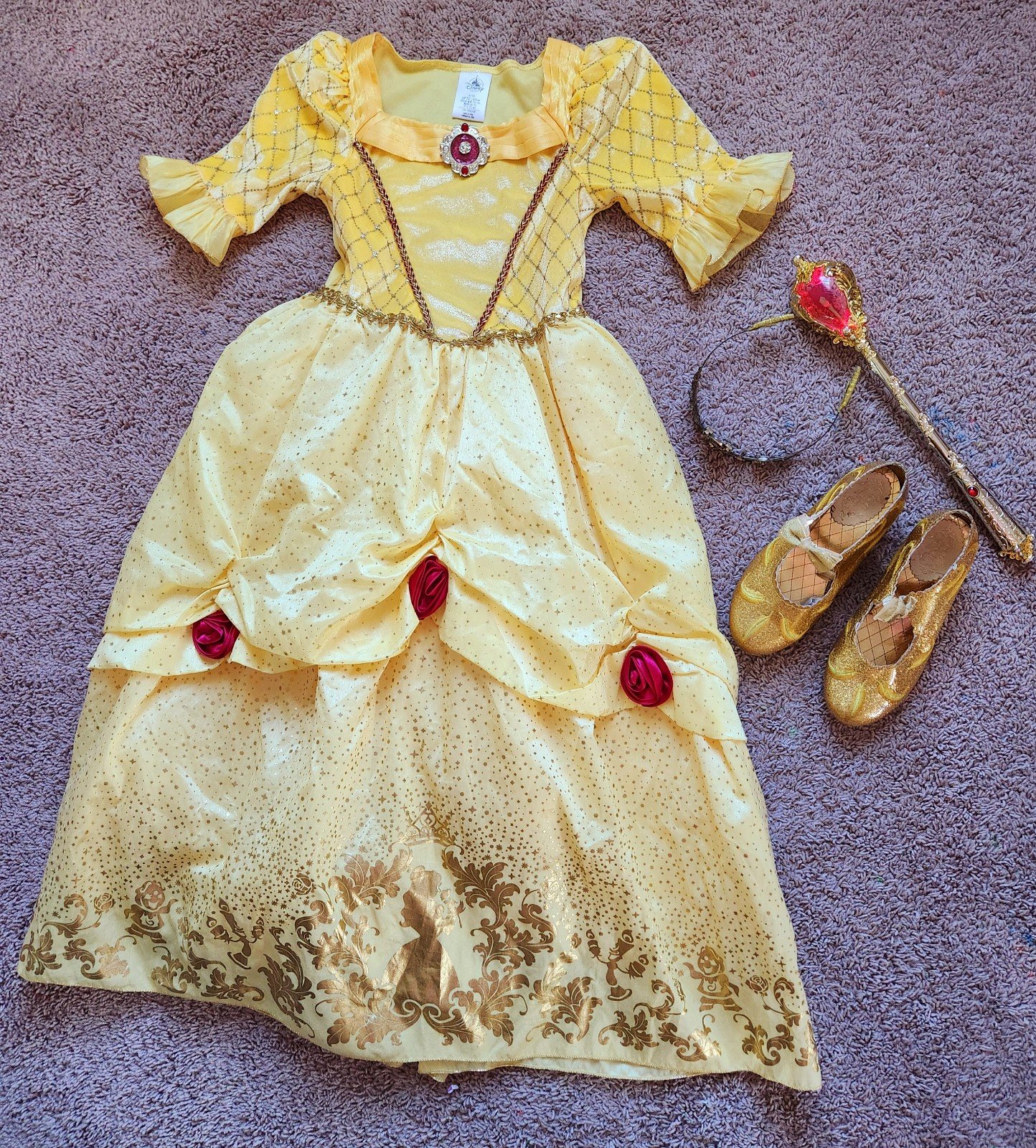 Disney Beauty & The Beast Belle dress, shoes & accessories