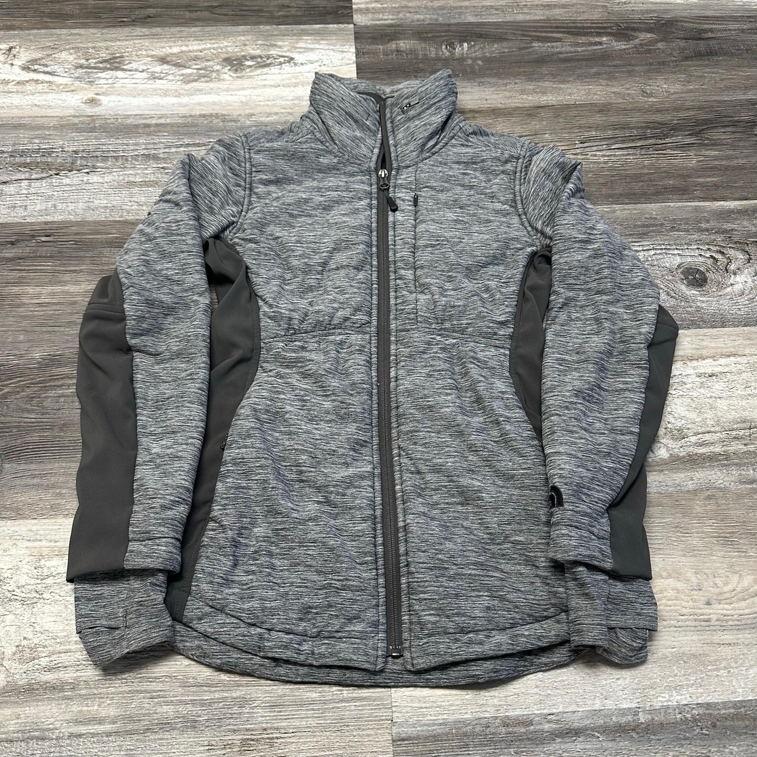 The North Face Gray Womens XS Full Zip Athletic Sporty Vented Jacket Winter
