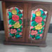 Acsons Import Stain Glass Wood Jewelry Box