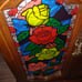 Acsons Import Stain Glass Wood Jewelry Box