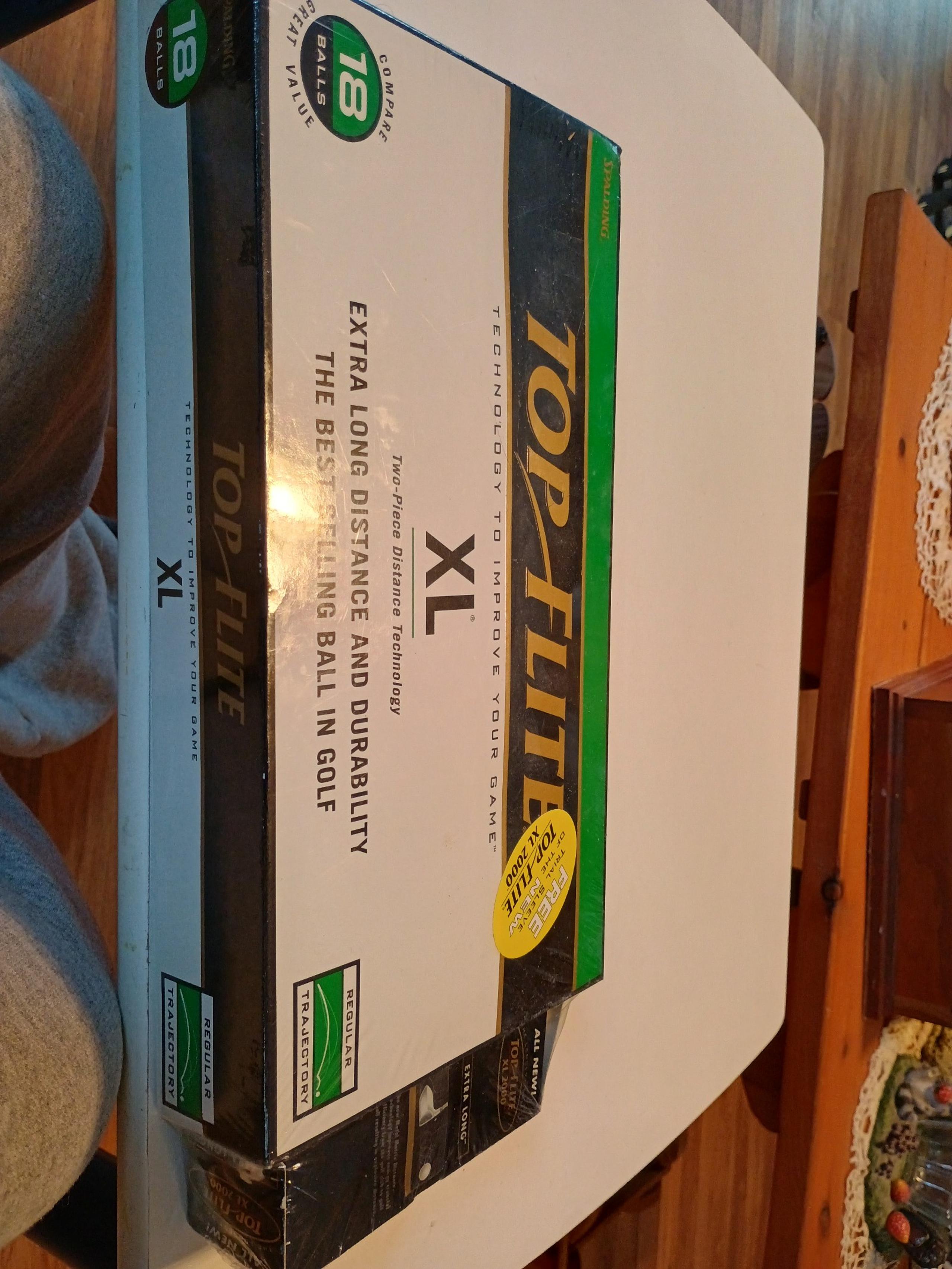 NEW Sealed  Spalding 1998 Top Flite XL Golf Balls 18 Count Distance Trajectory