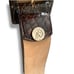Leatherock Snakeskin Embossed Leather Brown Rectangle Buckle Sz 30
