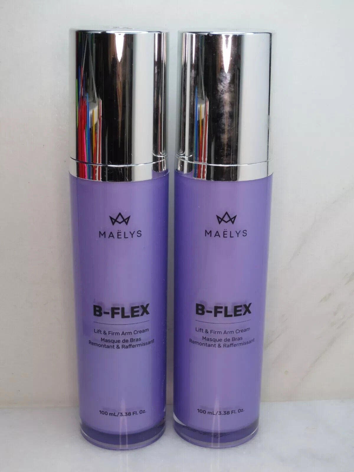 MAELYS B-FLEX LIFT & FIRM ARM CREAM 3.38 OZ EXP: 2026 LOT OF 2
