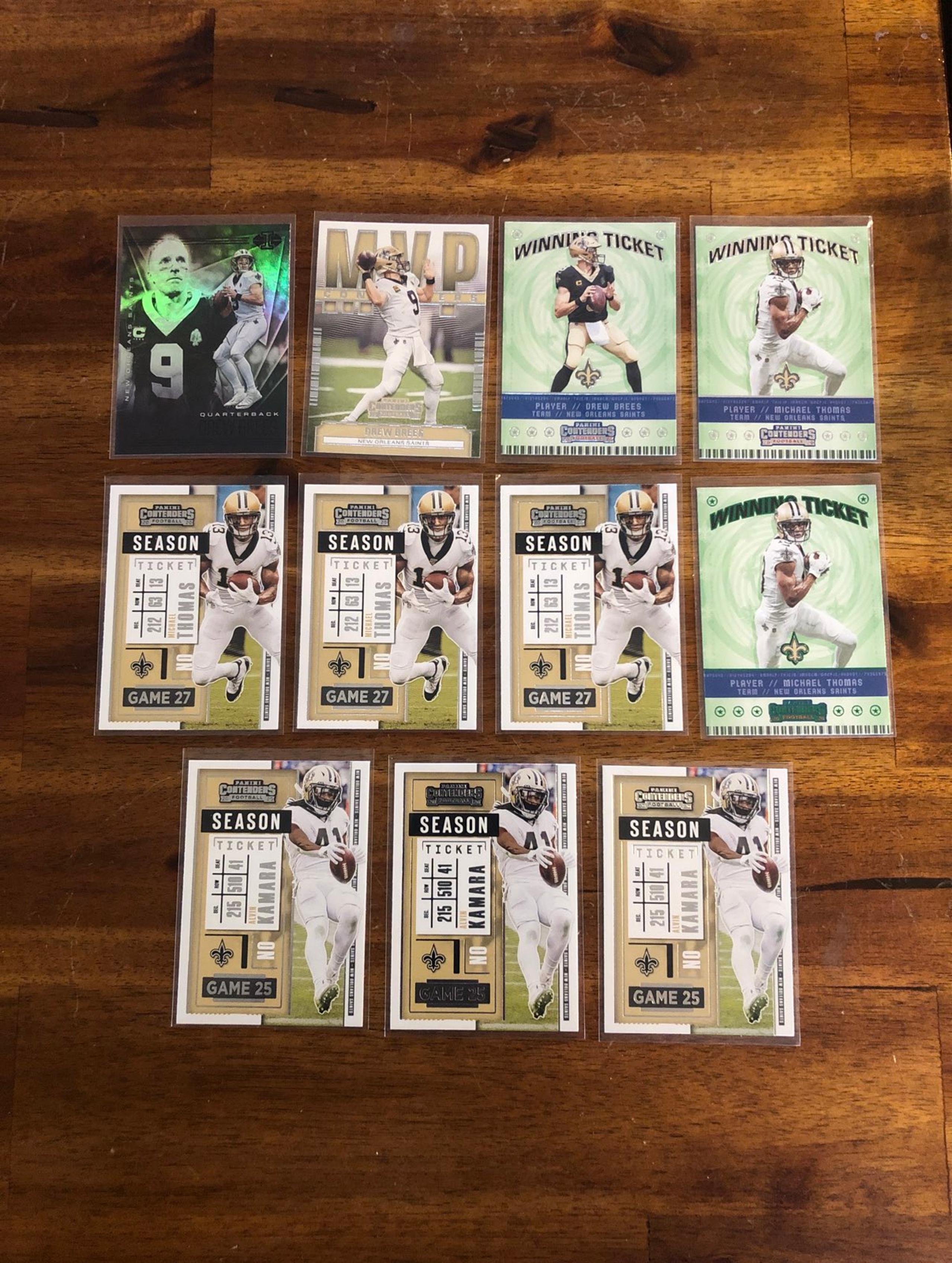 2020 Panini New Orleans Saints lot (11)