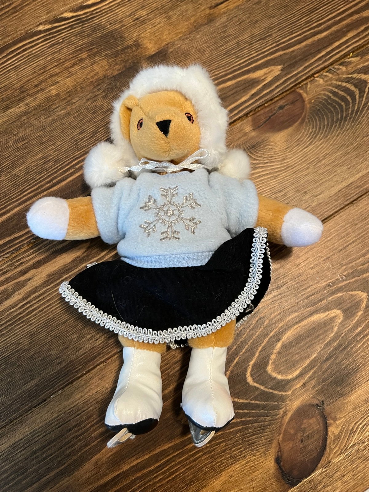 Rare - HTF - Vermont Teddy - Bearice Skate Bear - Friend for Life
