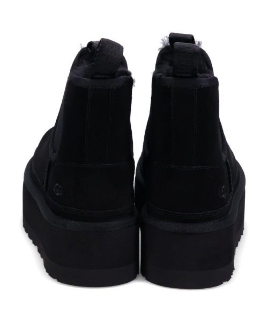 UGG Neumel Platform Boot Chelsea Size 8 Chunky Shoes Black