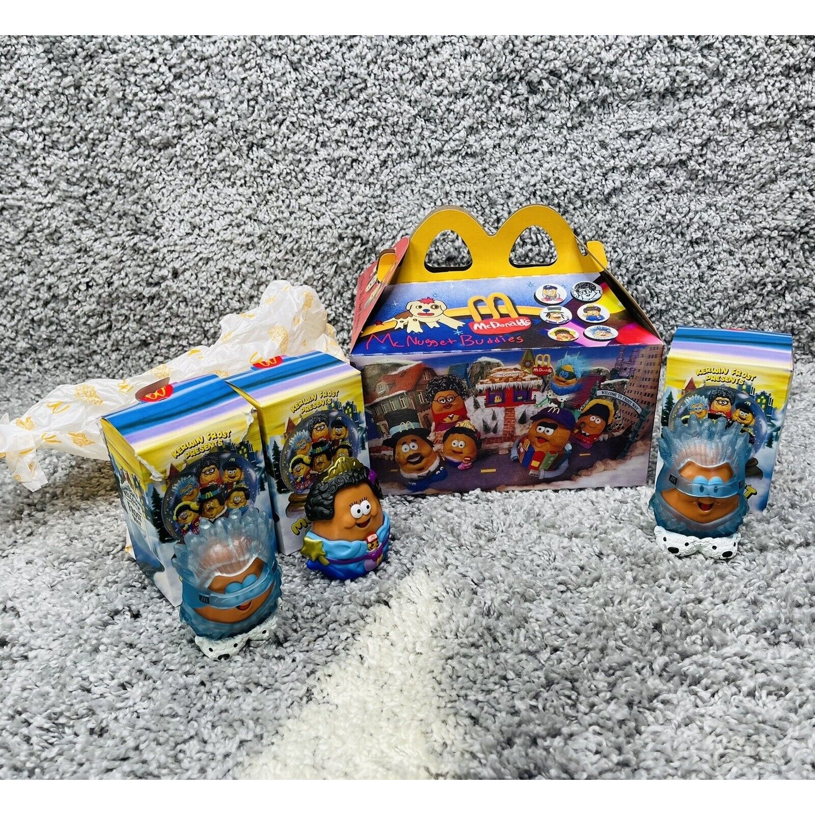 McDONALD'S The Kerwin Frost Box McNugget Buddies Set of 3 Waffutu & Brrrick 2023
