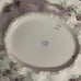 6 pc Dinner Serving Set Antique Purple Floral Porcelain Covered Tureen