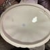 6 pc Dinner Serving Set Antique Purple Floral Porcelain Covered Tureen