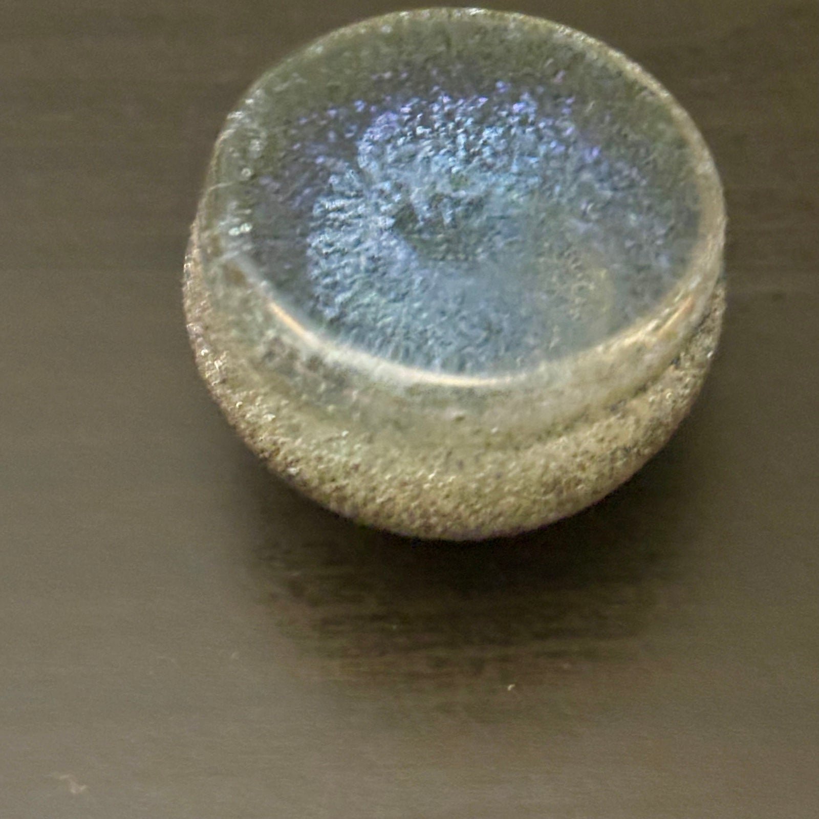 Hand Blown Glass Paperweight Marble - Unknown Artist