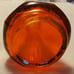 Very Unique Vintage MCM Retro Various Orange Colored LE Smith Swung Vase