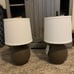 Threshhold Modern Day Ceramic Accent Table Lamp (Set of 2) BRAND NEW! L@@K!