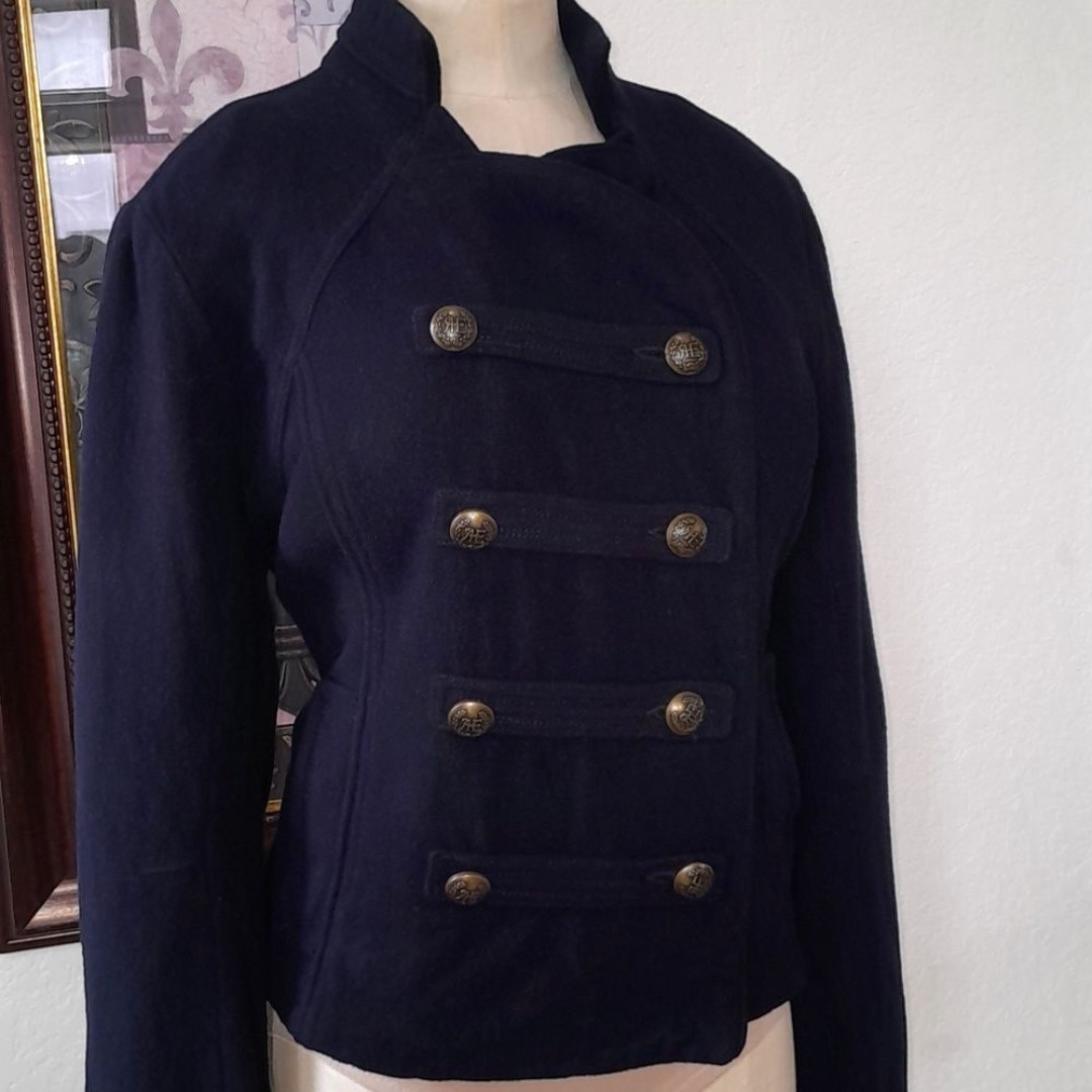 American Eagle Outfitters Y2k wool blend, double breast Peacoat