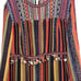 Striped Pom Pom Festival Dress Sz Large by Chelsea and Theodore