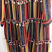 Striped Pom Pom Festival Dress Sz Large by Chelsea and Theodore