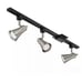 Lithonia Lighting 3-Light Brushed Nickel LED Track Lighting Shade Kit