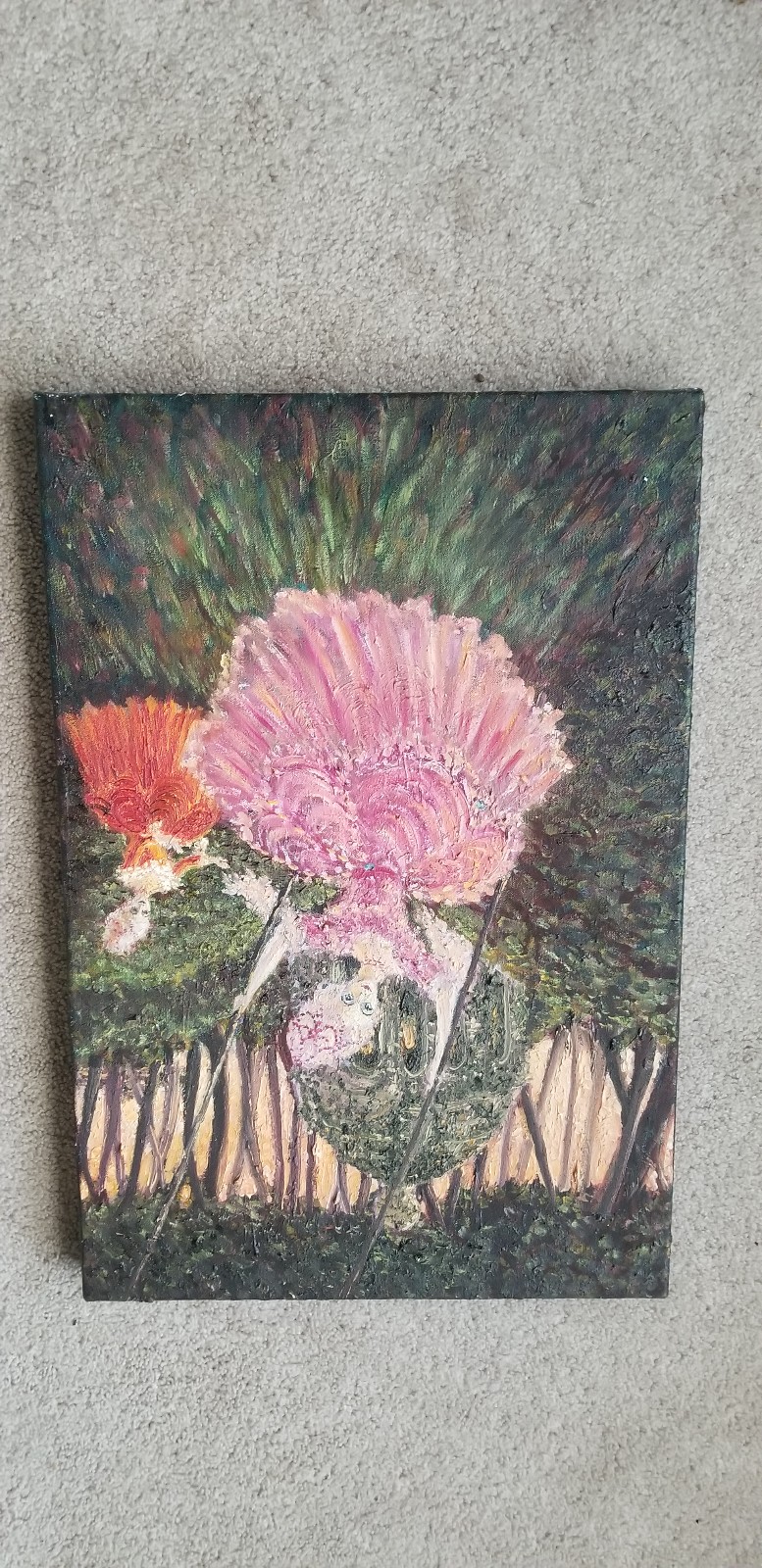 The countess oil painting, purchased at an art show, accent hanging wall picture