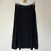 Nanette Lepore Black Pleated Sparkle Midi Skirt