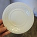 Crate and Barrel Basketweave White Desert Plates