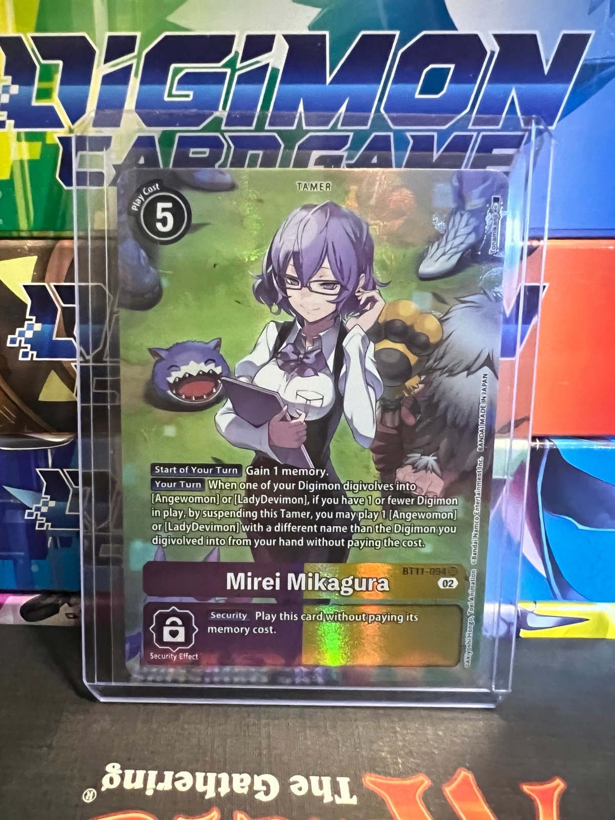 Mirei Mikagura Alternate Art Digimon TCG Card