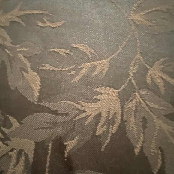 60” x 102 Damask Oval TABLECLOTH Sage Color
