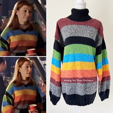 Rare Vintage 90s Striped Sweater Alt. ASO Willow in Buffy the Vampire Slayer