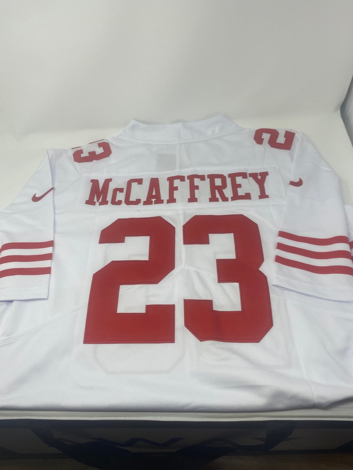 Christian McCaffrey San Francisco 49ers jersey size Men’s Medium