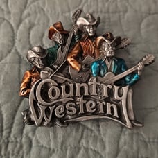 Belt Buckle country