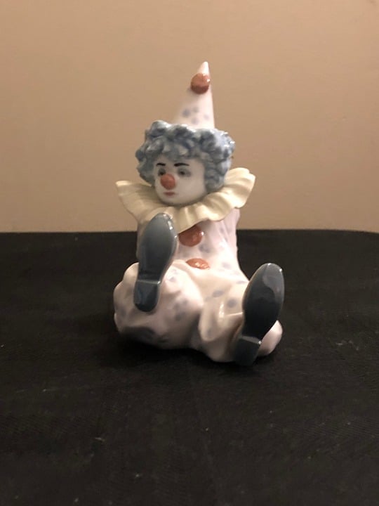 Lladro “Tired Friend” Clown Figurine