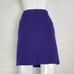 Vintage 80's Purple Wool Mini Skirt