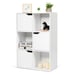 6 Cube Bookcase Side Cabinet, White