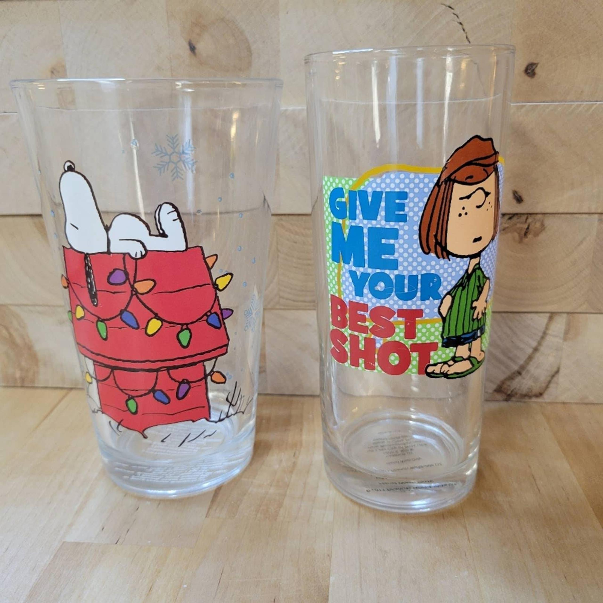 Peanuts Collectable Glass Tumblers Bundle (Set of 2)