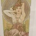 Set of 4 Mucha Precious Stones Prints 12x15 Ruby Emerald Amethyst Topaz Wall Art