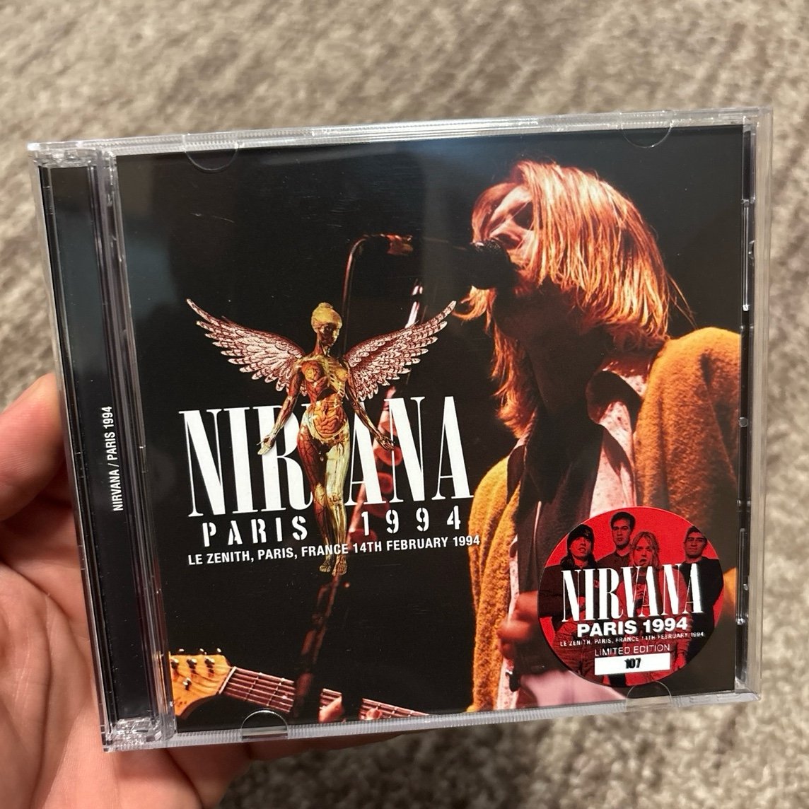 Nirvana Paris 1994 Zenith 2CD set Limited Edition