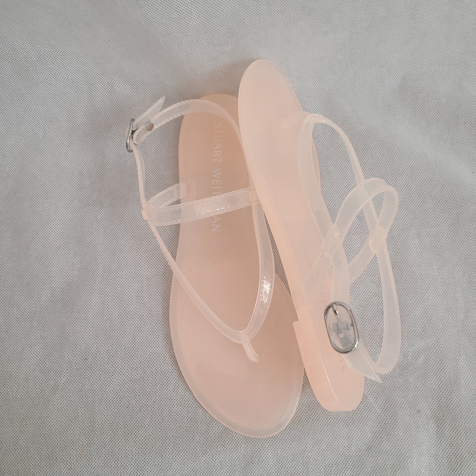 Stuart Weitzman Women's Summer Jelly Sandal in Poudre Sz 9