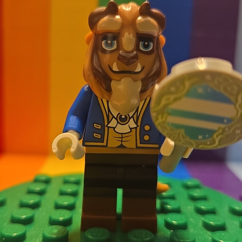 Lego Minifigure: Beast (dp215) from #43263 Beauty and the Beast Castle