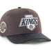 Los Angeles Kings '47 Dark Chocolate Hitch Adjustable A-Frame Snapback Cap Hat