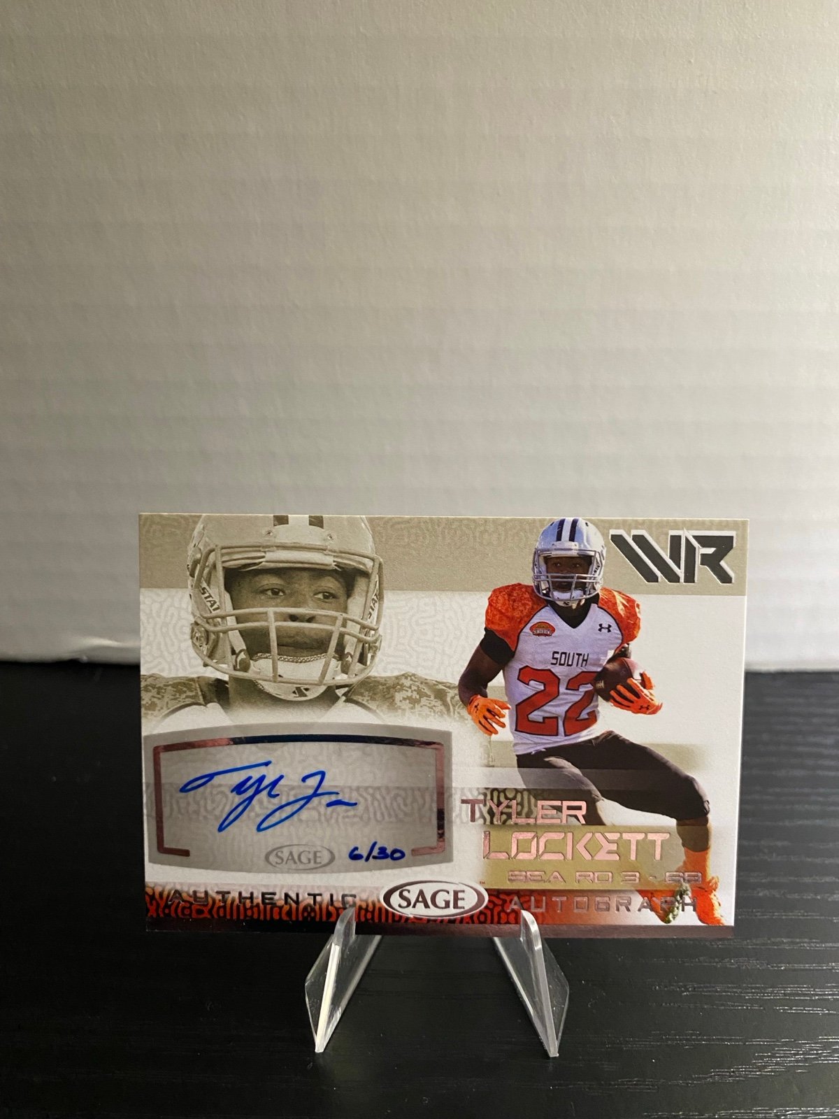 2015 Sage Authentic Tyler Lockett Rookie Auto /30 #A35