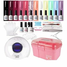 Gel Nail Polish Kit with 36W Lamp