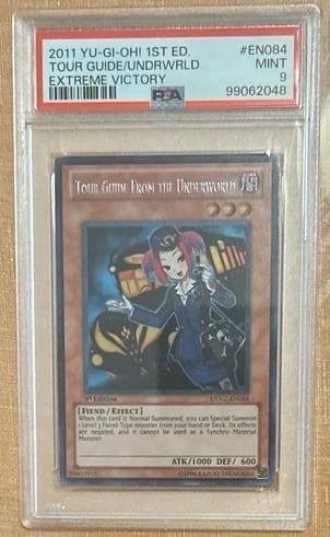 2011 Yugioh 1st ED Tour Guide From The Underworld Extreme Victory MINT PSA 9