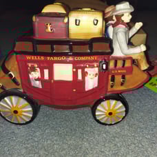 Wells Fargo StageCoach Cookie Jar