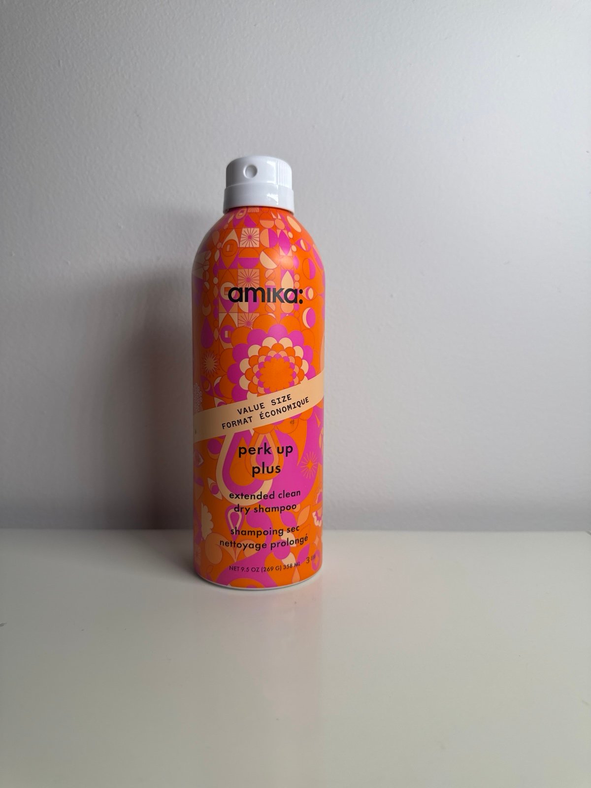 Amika Value size Perk up plus extended clean dry shampoo 9.5 oz / 358 ml