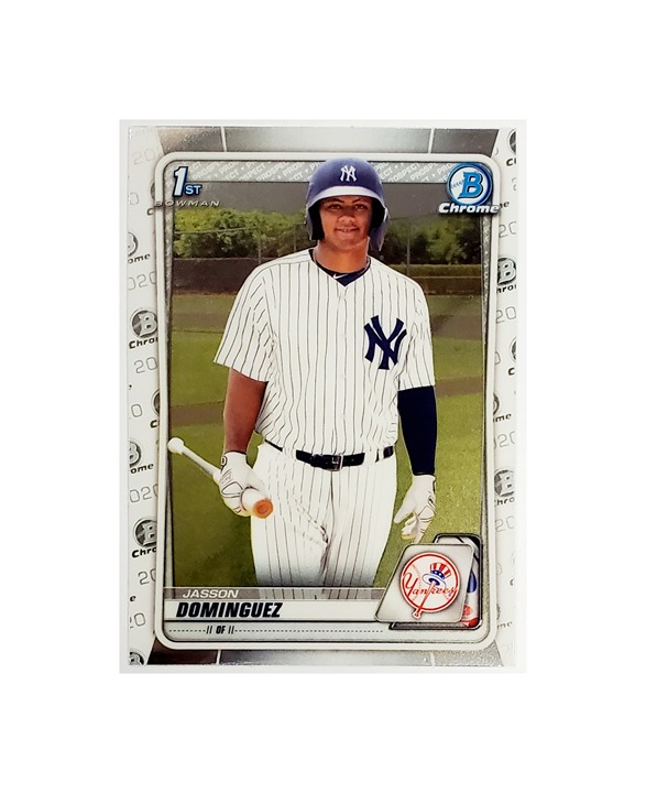 JASSON DOMINGUEZ ROOKIE 1ST BOWMAN 2020 BOWMAN CHROME #BCP-8, YANKEES!