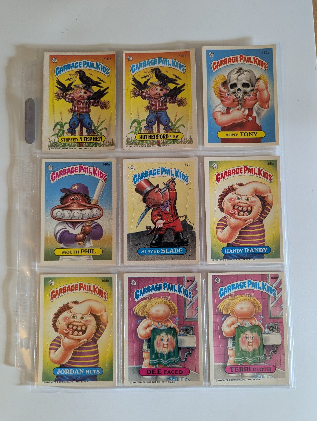 Garbage Pail Kids Trading Cards Lot – Series 4-5 (1986) – 54 Cards, No Duplicate