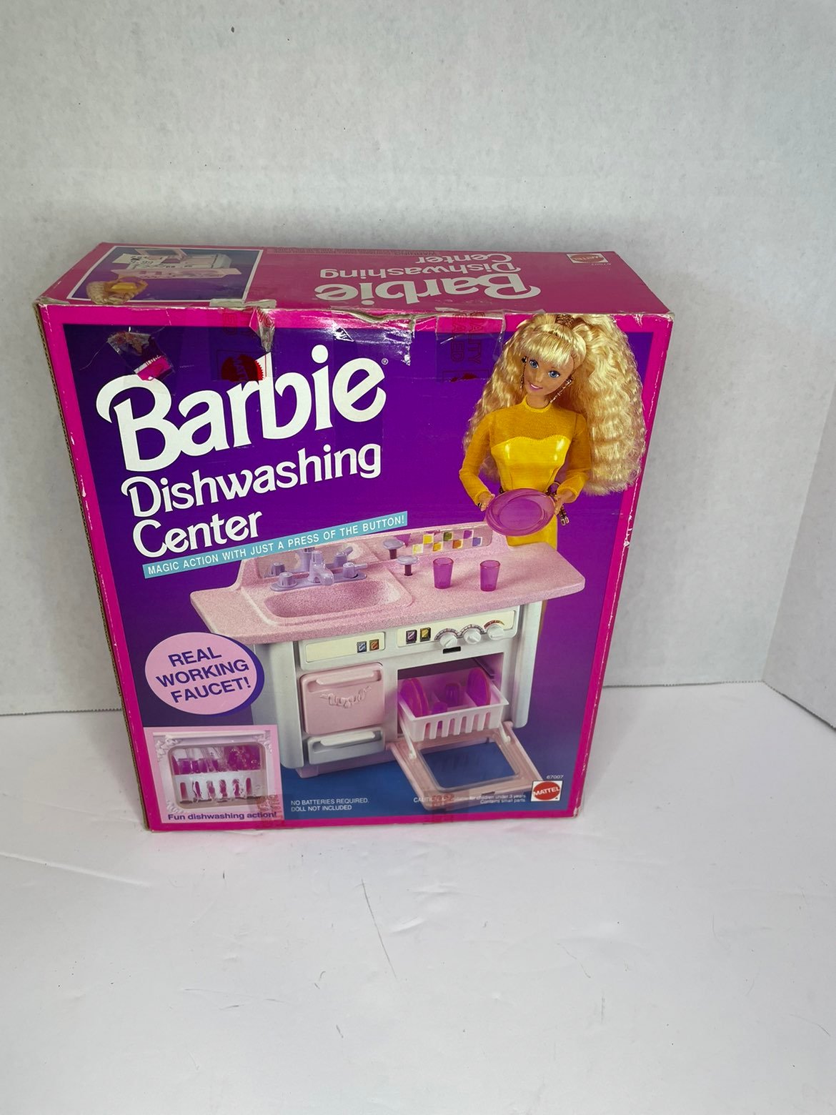 Vintage Barbie Mattel 1993 Dishwashing Center 67007 Kitchen